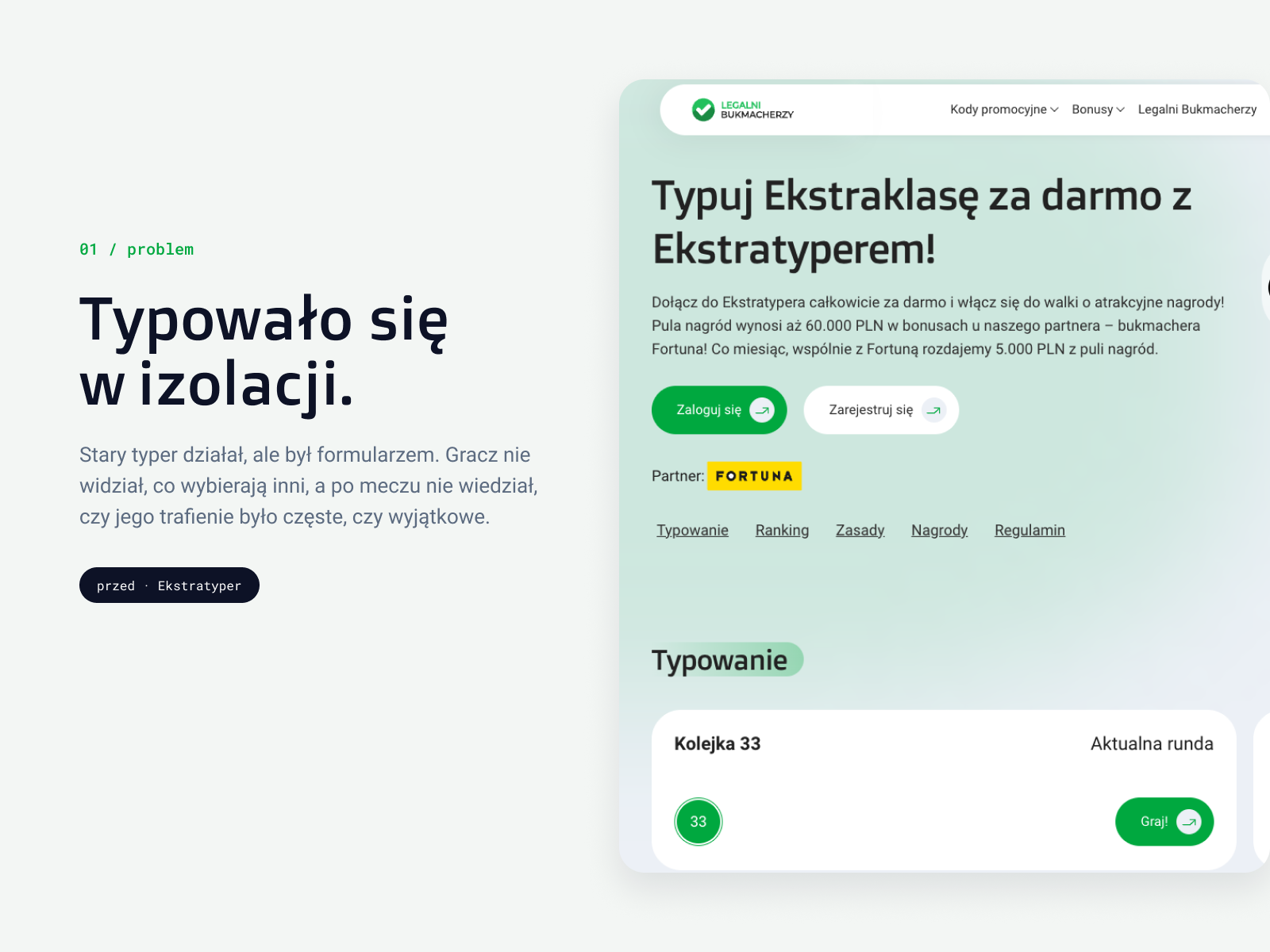 Problem: typowanie w izolacji