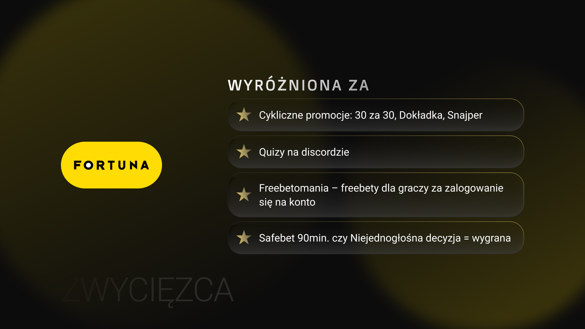 Kompozycja cyfrowej oprawy gali
